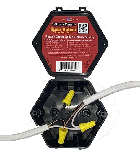 open junction boxes|open splice junction box lowe's.